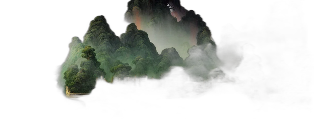 tree, dragon, sword, mask, concept art, photorealistic, 3d render, fantasy art transparent PNG cut-out