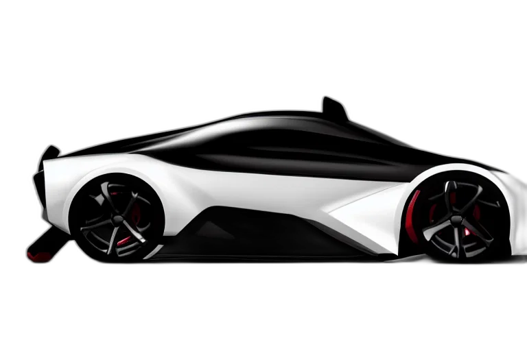 car, concept art, 3d render, photorealistic, cartoon, sports, concept, design transparent PNG cut-out