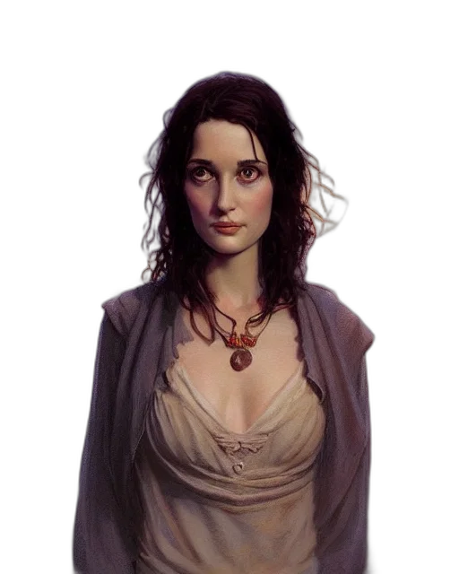 jewelry, dress, staff, face, fantasy art, concept art, photorealistic, pixel art transparent PNG cut-out