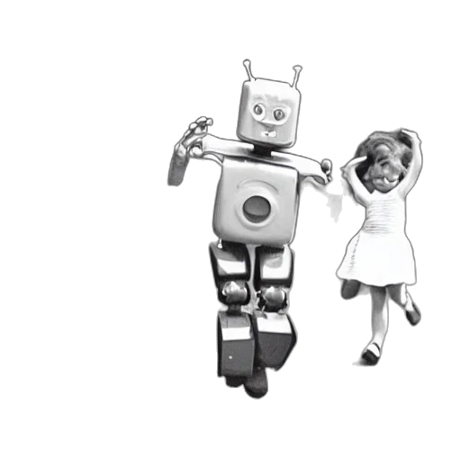robot, 3d render, concept art, cartoon transparent PNG cut-out