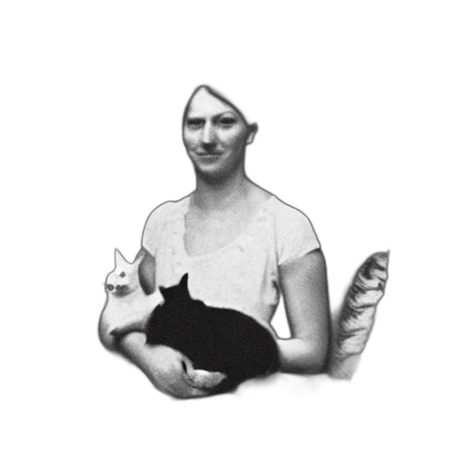 animal, staff, creature, hat, pixel art, woman, white, dress transparent PNG cut-out