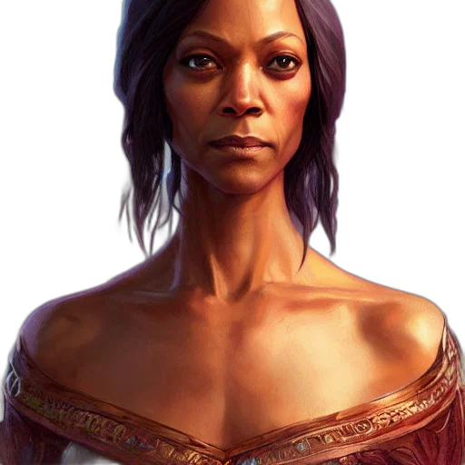 face, staff, crown, dress transparent PNG cut-out