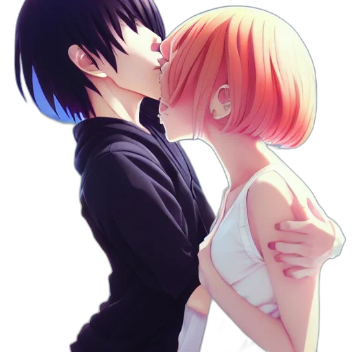 anime, concept art, photorealistic, pixel art transparent PNG cut-out