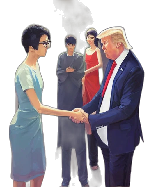 dress, staff, concept art, comic book art transparent PNG cut-out