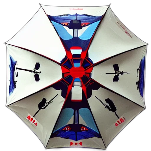 umbrella, gundam, monster transparent PNG cut-out