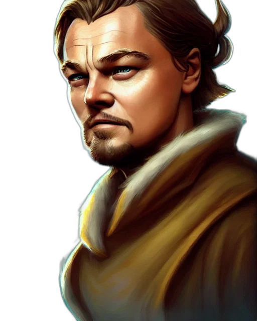face, staff, fantasy art, comic book art, photorealistic, concept art, golden, cute transparent PNG cut-out