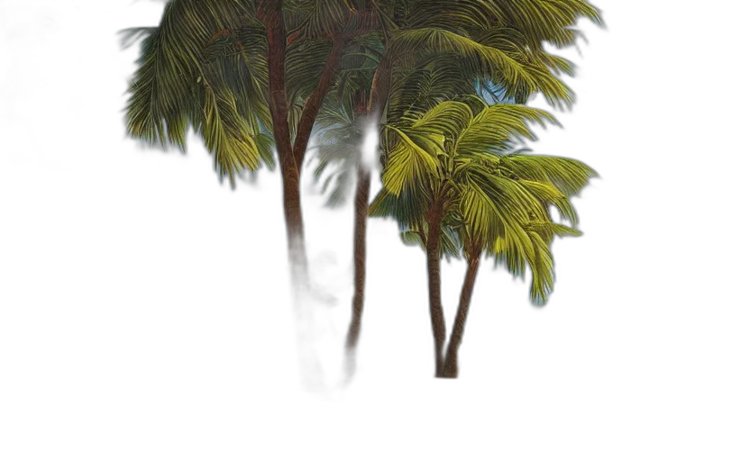 tree, creature, face, hair transparent PNG cut-out