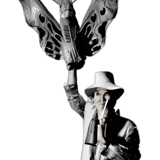 robot, shoes, mask, hat transparent PNG cut-out