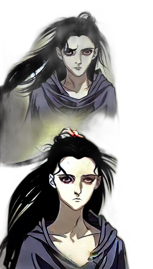 mask, concept art, fantasy art, anime, comic book art, monochrome, dark, gods transparent PNG cut-out