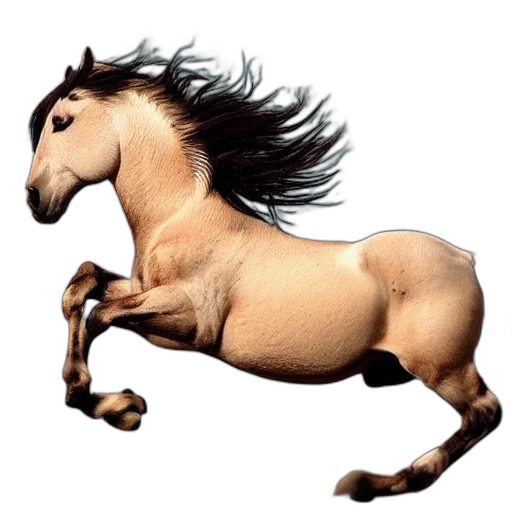 animal, dragon, creature, hair, photorealistic, 3d render, concept art, fantasy art transparent PNG cut-out