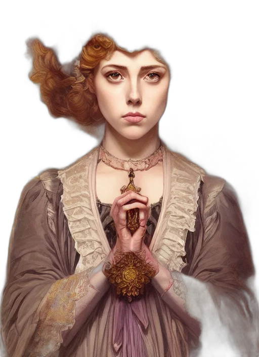 crown, staff, jewelry, face transparent PNG cut-out