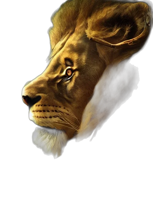 crown, face, animal, mask, photorealistic, fantasy art, concept art, oil painting transparent PNG cut-out