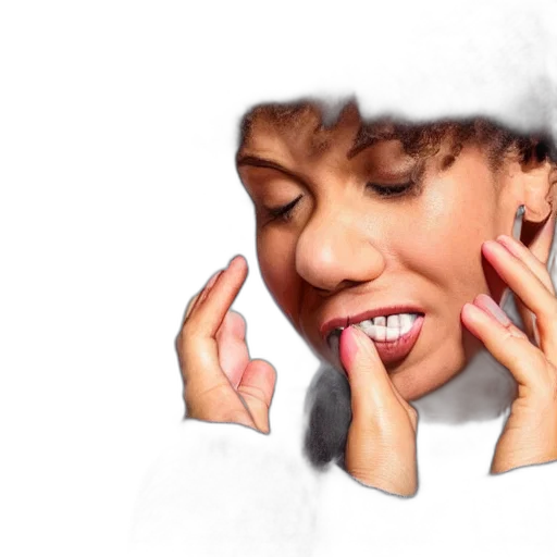face, photorealistic, woman, licking transparent PNG cut-out