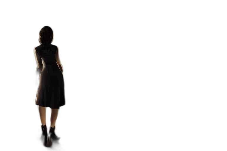 dress, staff, jacket, 3d render transparent PNG cut-out