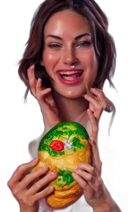 face, food, jewelry, mask transparent PNG cut-out