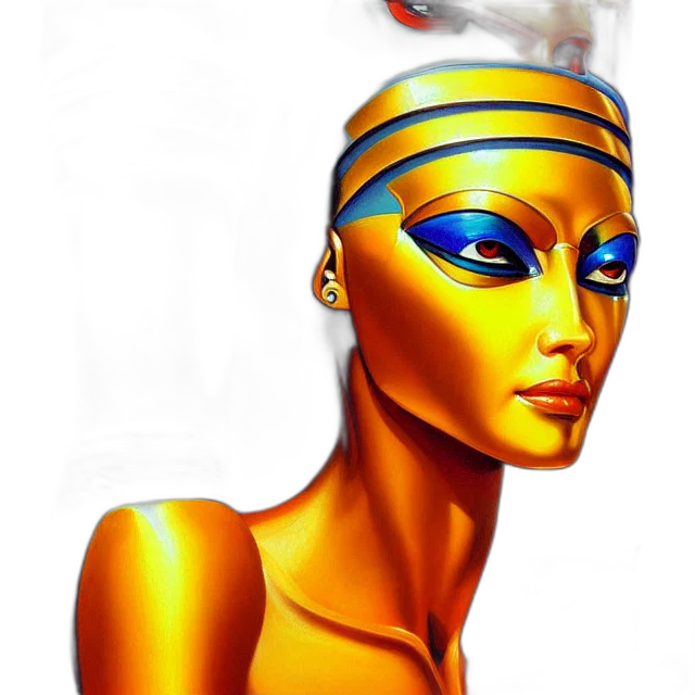 jewelry, mask, crown, face, fantasy art, concept art, photorealistic, 3d render transparent PNG cut-out