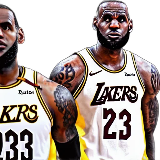 concept art, 3d render, photorealistic, lebron transparent PNG cut-out