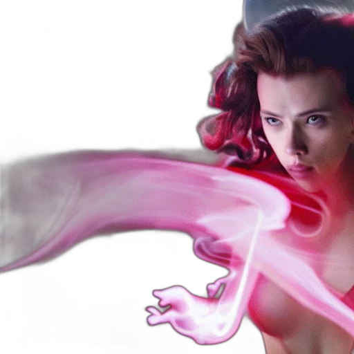 comic book art, concept art, photorealistic, fantasy art, fire, neon lights, outer space, red transparent PNG cut-out