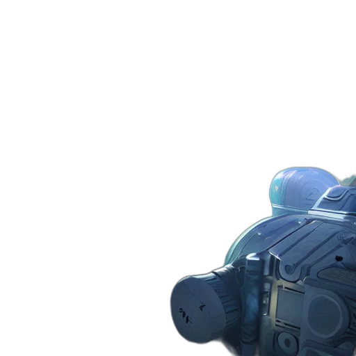 weapon, robot, mask, car, 3d render, concept art, cyberpunk, pixel art transparent PNG cut-out