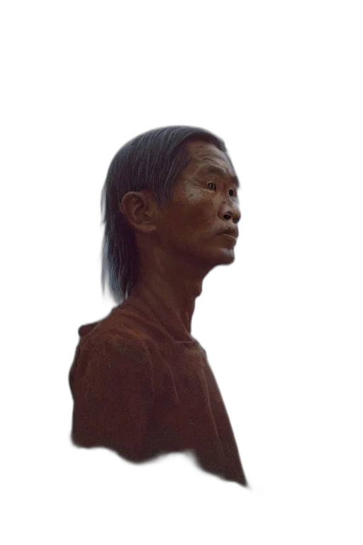 face, staff, mask, hair transparent PNG cut-out
