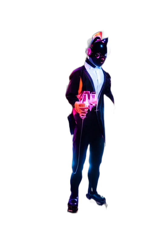 mask, staff, jacket, animal transparent PNG cut-out