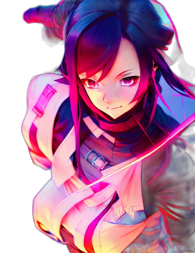 weapon, jacket, staff, dragon transparent PNG cut-out