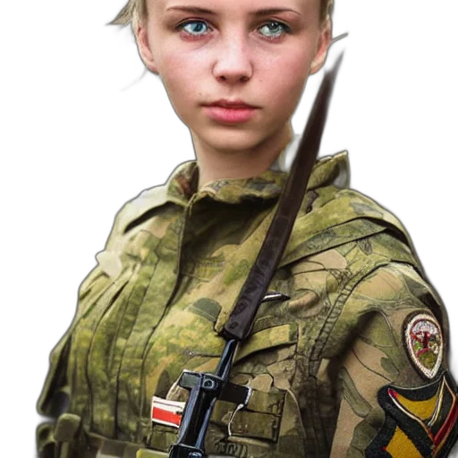 weapon, staff, face, jacket transparent PNG cut-out
