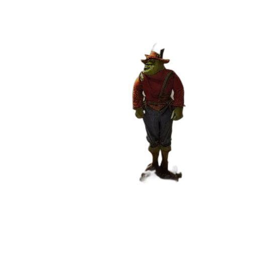 staff, hat, weapon, creature transparent PNG cut-out