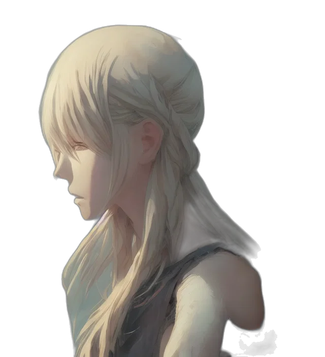 face, dragon, hair, crown, fantasy art, concept art, watercolor, photorealistic transparent PNG cut-out