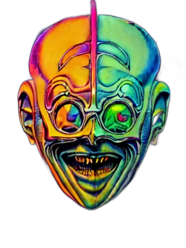 mask, face, creature, staff transparent PNG cut-out