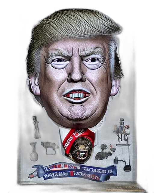 mask, face, creature, hat, comic book art, concept art, cartoon, photorealistic transparent PNG cut-out