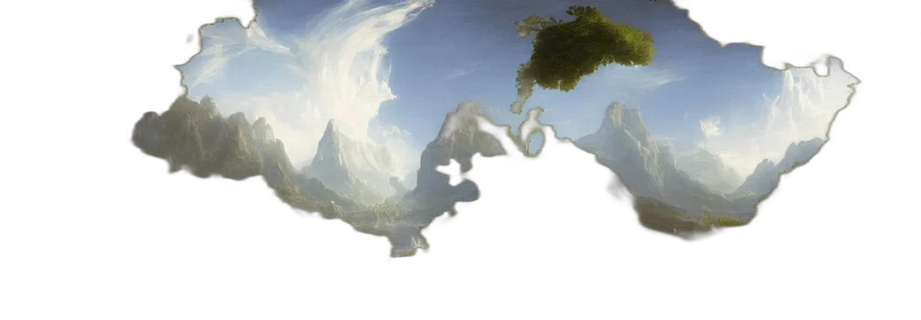 dragon, creature, tree, sword transparent PNG cut-out