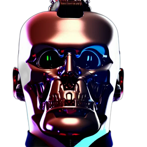 robot, face, mask, jacket, cyberpunk, 3d render, concept art, pixel art transparent PNG cut-out