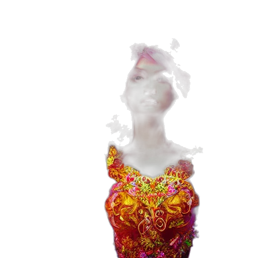 dress, crown, face, mask transparent PNG cut-out