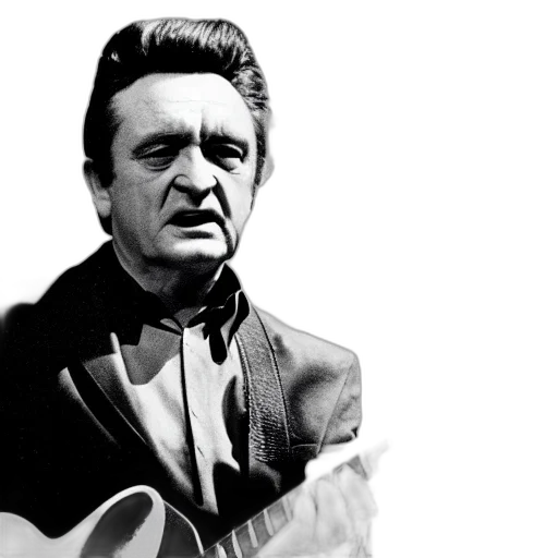 still, johnny, cash, guitar transparent PNG cut-out