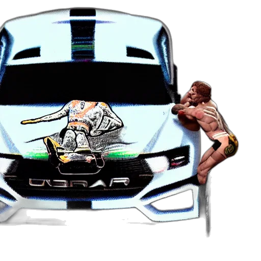 car, concept art, fantasy art, photorealistic transparent PNG cut-out