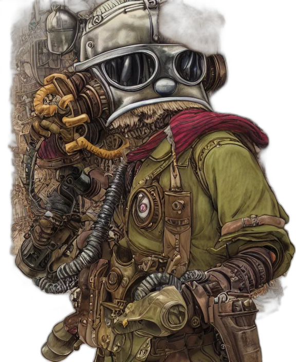 mask, jacket, robot, face transparent PNG cut-out