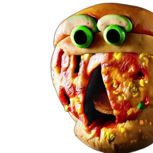 food, face, creature, animal transparent PNG cut-out