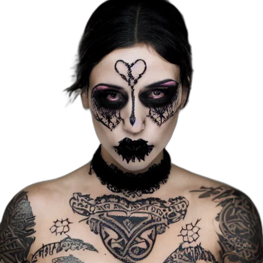 mask, face, jewelry, creature transparent PNG cut-out