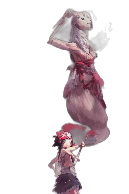 dragon, staff, dress, weapon, concept art, fantasy art, pixel art, anime transparent PNG cut-out