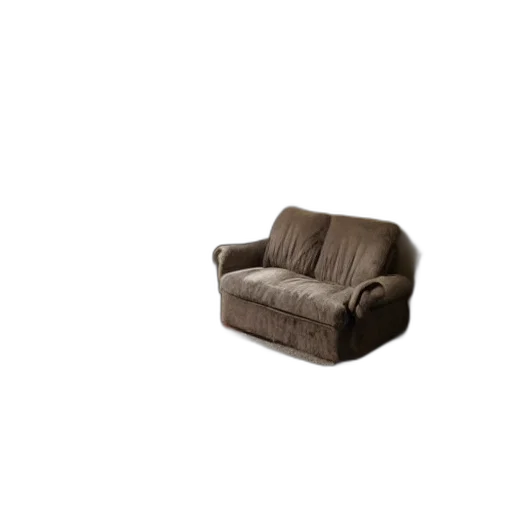 furniture, shoes, jacket, hair, 3d render, photorealistic, earth tones, photo transparent PNG cut-out