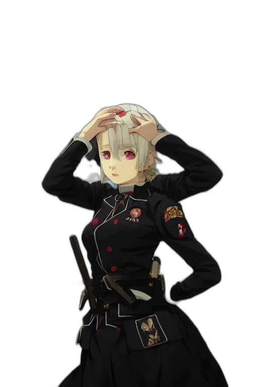 staff, jacket, weapon, robot transparent PNG cut-out