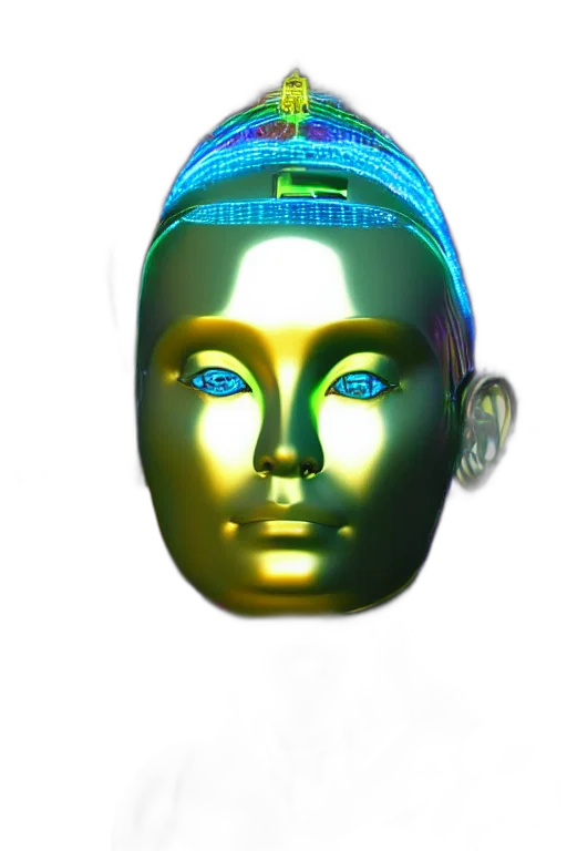 mask, robot, face, jewelry transparent PNG cut-out