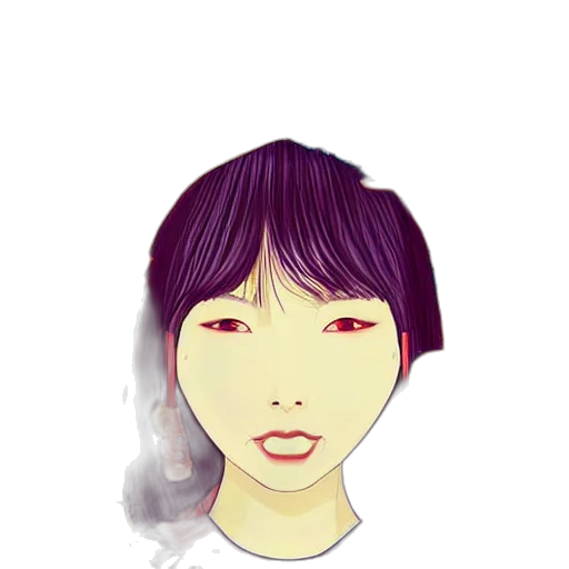face, mask, photorealistic, cartoon, anime, vaporwave, pastel, monochrome transparent PNG cut-out