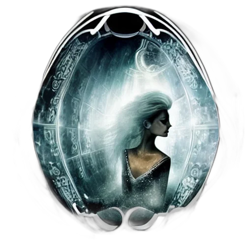 mask, jewelry, face, dress, fantasy art, concept art, comic book art, photorealistic transparent PNG cut-out