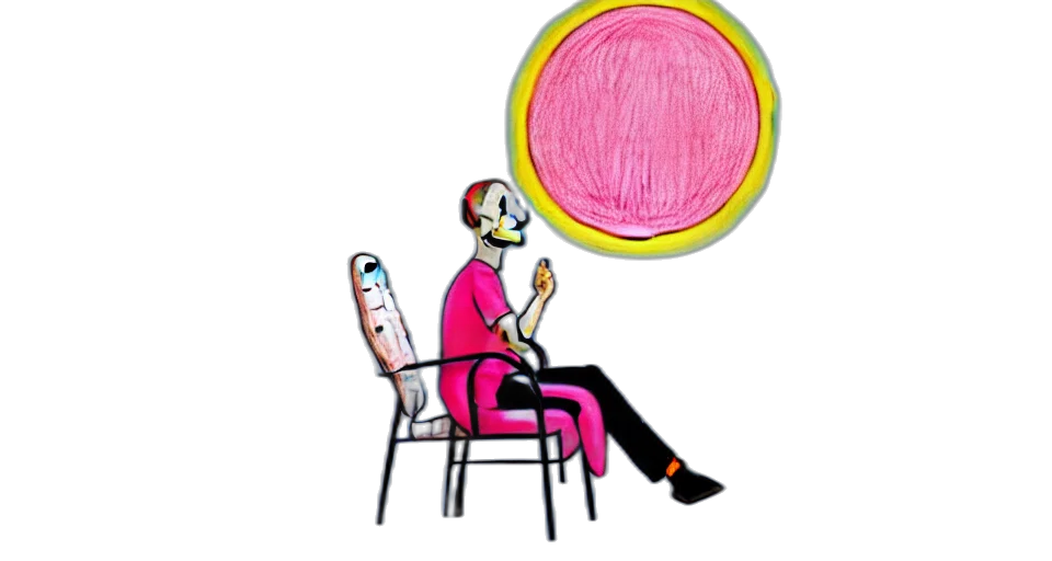 staff, jacket, concept art, neon lights, outer space, neon, side, view transparent PNG cut-out