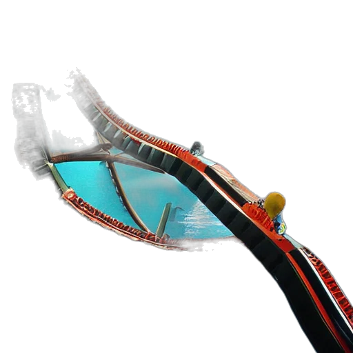 weapon, shoes, crown, hair, 3d render, concept art, underwater, roller transparent PNG cut-out