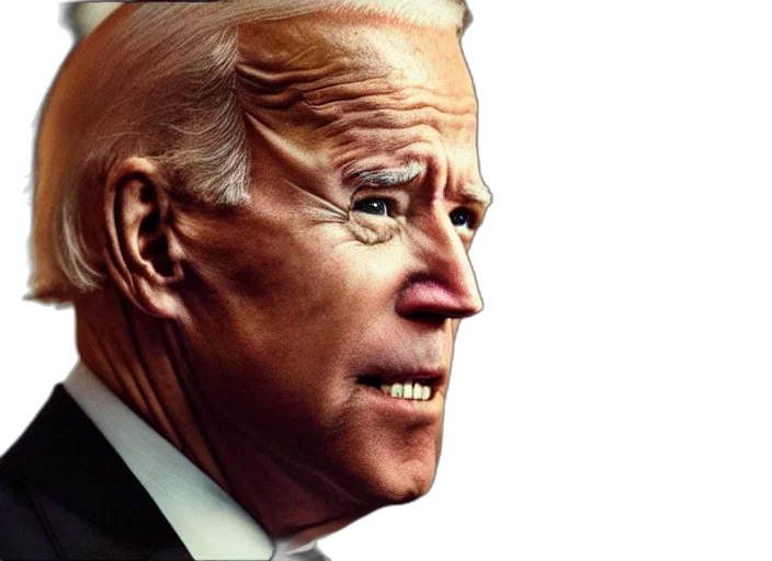 face, creature, mask, joe, biden, godfather, movie, still transparent PNG cut-out