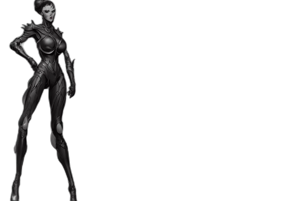 dress, creature, concept art, comic book art transparent PNG cut-out