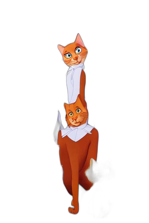 dress, staff, animal, creature, concept art, 3d render, cartoon, pixel art transparent PNG cut-out